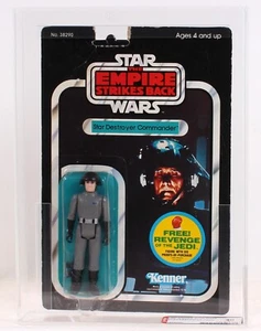 Vintage 1980 Star Wars Star Destroyer Commander Figure - Kenner - 48 Back MOC - Picture 1 of 2