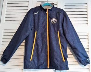 Reebok Center-Ice KineticFit Buffalo Sabres Full Zip Lightweight Men Jacket Sz S - Picture 1 of 10