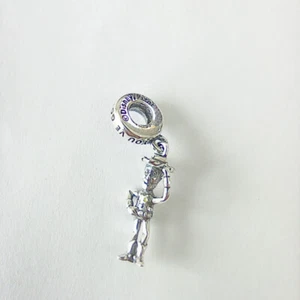 SILBER PIXAR SPIELZEUG GESCHICHTE HOLZIGER ANHÄNGER CHARM PANDORA - Bild 1 von 4