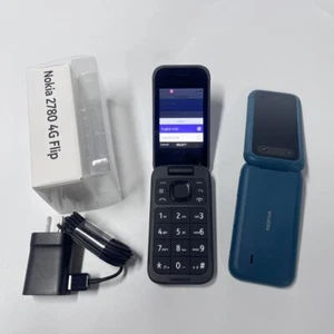 Unlocked Nokia 2780 Flip 4G WIFI 512MB RAM Big Keyboad 2.7" New seal Cellphone - Afbeelding 1 van 21
