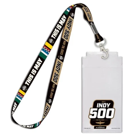 2023 Indianapolis 500 107TH Running Collector Lanyard & Ticket Holder Credential Cover