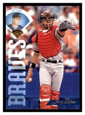 1995 Leaf #140 JAVY LOPEZ Atlanta Braves ~E3Q