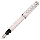 Sailor Fountain Pen Professional Gear Slim Silver White Fine Point 11-1222-210