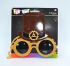Steampunk Sunglasses New Novelty Mask Costume Cosplay Halloween UV 400 Fun Shade
