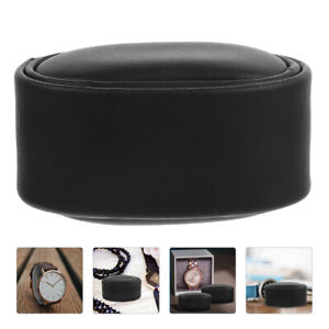  3 Pcs Small Watch Pillow Black Throw Pillows for Bed Mini Display Stand