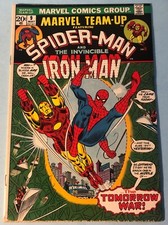Marvel Team-Up #9 VG/F 1973 Spider-man Iron Man Kang