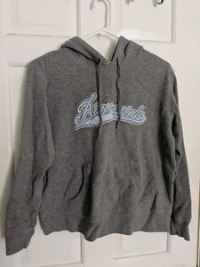 Aeropostale Gray Hoodie Tomboy Fit Medium Jacket Sweatshirt - Picture 1 of 4