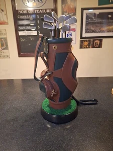 Vintage Golf Bag Phone Landline Telephone Corded - Picture 1 of 5