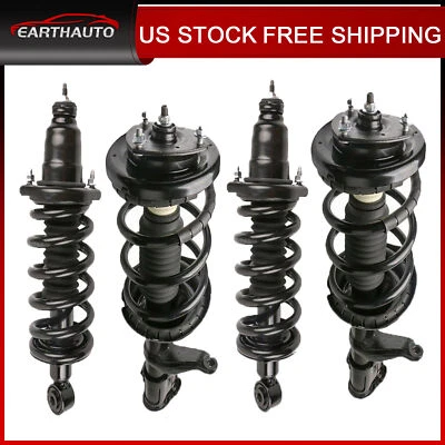 Kit 4 Front & Rear Struts w/ Spring Assembly for Honda Element EX LX DX - Image 1 of 4