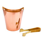 Gunnar Ander for Ystad Metall Swedish MidCentury Modern Petite Copper Ice Bucket