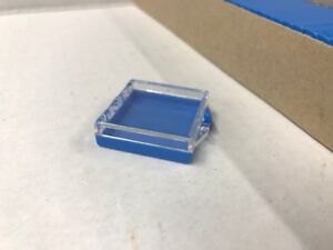 50 jewelry boxes - plastic bead holders - 1" x 1" snap close NEW 
