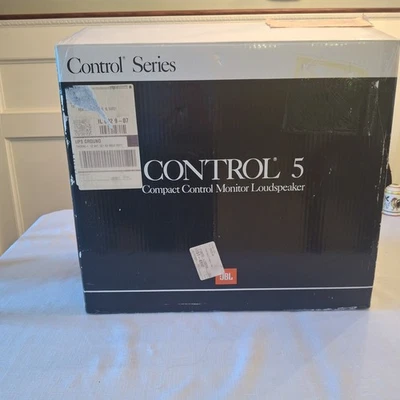 NEU PAAR Schwarz JBL Professional Control 5 Kompakt Monitor Lautsprecher 175W - Bild 1 von 4