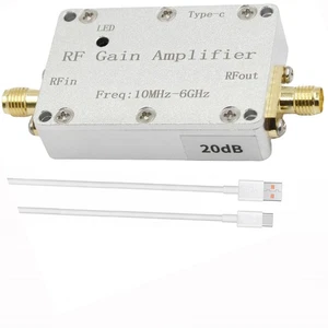 10M-6GHz RF Amplifier 10dB 20dB 30dB 40dB High Gain Push Receiver Amplifier - Picture 1 of 19