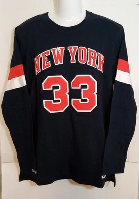 New York Knicks Patrick Ewing Mitchell & Ness LS Shirt Large - Image 1 of 4