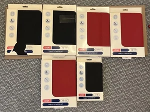 Tablet Cases X6. Tablet Flip Leather Case Cover 10-11” 7-8”. Job Lot - Afbeelding 1 van 2