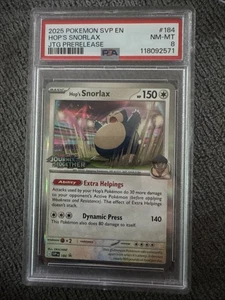 Hop's Snorlax - 184 (Prerelease) 184 Sv: Scarlet & Violet Promo Cards Holo - Picture 1 of 2