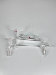 SYNTHWARE PRC 14/20 x3 & 10/30 distillation or reflux adapter glass - Picture 1 of 4