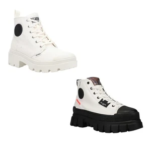 Botas para mujer Palladium Revolt Hi TX y sarga Pallabase de paladio - NUEVAS EN CAJA - Imagen 1 de 11