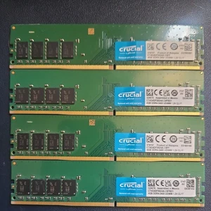 Crucial DDR4-2400 UDIMM 1.2v CL17 x4 - Bild 1 von 2