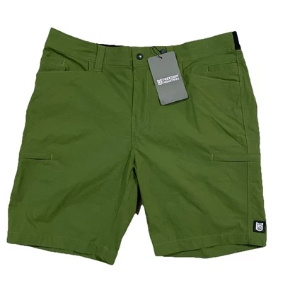 Freedom Industries Tranverse Shorts Men's Size XL (34”-38”x 9”) Moss Green NWT - Image 1 of 4