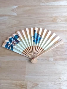 Ventilador Plegable Tradicional Japonés Hoja de Oro Alta Calidad Sensu Hermoso Diseño - Imagen 1 de 8