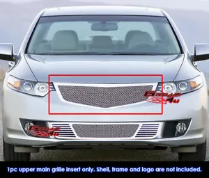 Fits Acura TSX Stainless Steel Mesh Grille Grill Insert 2009-2010 - Picture 1 of 2