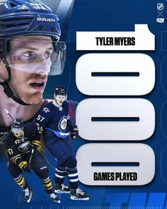 Tyler Myers 1000 Juegos Jugados Collage Vancouver Canucks 8x10 NHL Hockey Foto - Imagen 1 de 1