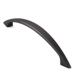 10 Pack Solid Kitchen Cabinet Arch Pulls Handles 5" Hole Centers - Curved Dra... - Picture 1 of 5