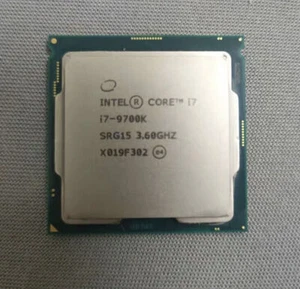 Intel Core i7-9700K LGA1151 3.6ghz 95w 8c/8t For ASUS ROG Strix Z390-I Gaming - Picture 1 of 3