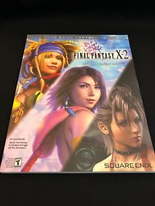 Final Fantasy X-2 10-2 Strategy Guide with Poster NEW EXCELLENT