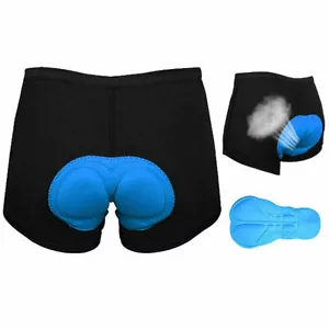 Men Women Cycling Shorts Bicycle Bike Underwear Pants  With Sponge Gel 3D Padded - Picture 1 of 9