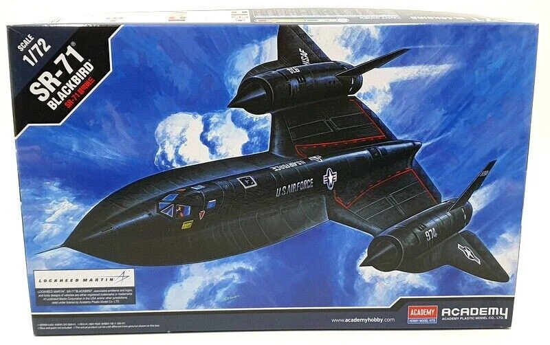 ACADEMY 1:72  KIT AEREO LOCKHEED MARTIN SR-71 BLACKBIRD    ART   12448 - Immagine 1 di 1