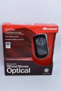 Microsoft Wheel Mouse Optical USB PS/2 - D66-00069 New Sealed NIB - Picture 1 of 5