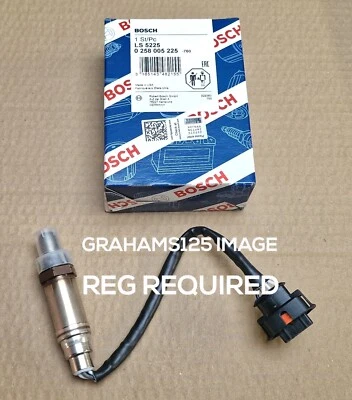 LAMBDA SENSOR PRE CAT FITS VAUXHALL ASTRA G 1.6 BOSCH OE 0258005225 - Image 1 of 4