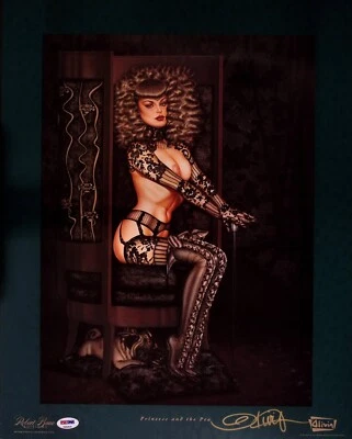 Impresión artística firmada por Olivia de Berardinis Princesa y el guisante 16x20 PSA/ADN 92 Foto 1 de 4