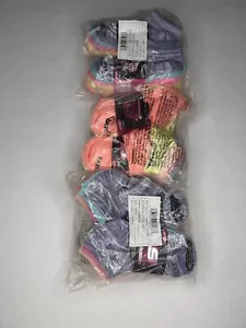 Lot of 3 SKECHERS Socks Girls 7 Low Cut Mesh Ventilated Cushioned 6 Pack NEW$54 - Picture 1 of 4