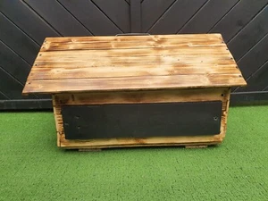 *NEW* Homemade Handmade Wooden Large Egg Box Outdoor Long Egg/Milk Box - Picture 1 of 8