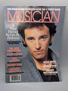 Vintage Musician Magazine - Nov 1984 - Bruce Springsteen - FAST SHIP! - Picture 1 of 5