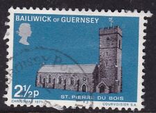 Guernsey 1971 Kościół św. Piotra Du Bois 2,5p drobno używany SG 64 W bardzo dobrym stanie