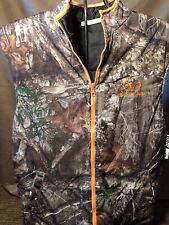 Realtree Reversible Hunting Vest NEW W/$80 Price Tag Size Medium Camo/Black