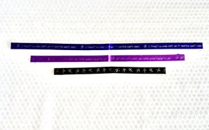 pRINCE PURPLE BLUE BLACK MAGNETIC BOOKMARKS X 3 SLIPPED STITCH STUDIOS neocurio - Picture 1 of 8