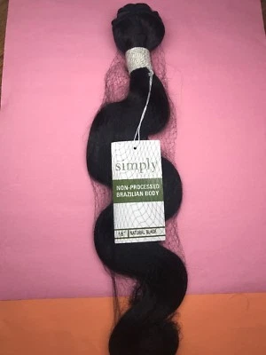 Outre Simply 100% Brasileño Sin Procesar_CUERPO NATURAL_18"_#N. NEGRO Foto 1 de 4