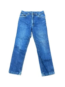 LEE Riders Jeans Straight Fit Blue Made In USA Vintage 90's W33 L29 Hemmed ￼ - Bild 1 von 6