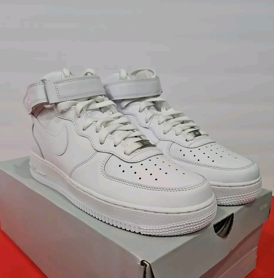 Las mejores ofertas en Nike Air Force 1 Mid '07 White | eBay
