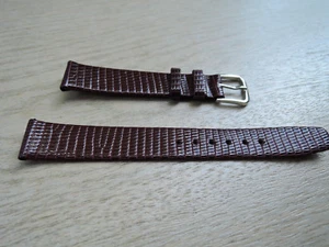 Leder Uhrenarmband rot 14mm  b174 - Bild 1 von 2