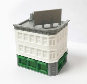Outland Models Train Railway Layout City Classic 3-Story Corner Shop N Gauge - Picture 1 of 1