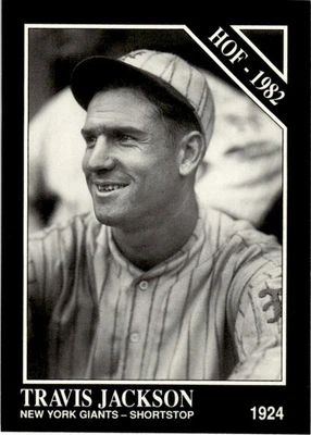1991 Conlon Collection TSN Travis Jackson New York Giants #42 - Image 1 of 2