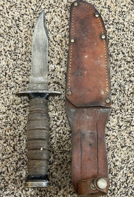 Vintage U.S Air Force Pilot Survival Knife by Camillus 60’s 70’s Combat Fighting - Image 1 of 4