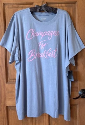 CAMISETA TÓRRIDA MANGA CORTA ALGODÓN CAMISETA TOP 4 4X 4XL 26 NUEVA Foto 1 de 4