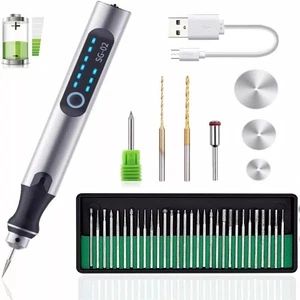 Mini Trapano Elettrico Senza Fili Smerigliatrice Penna Incisione Velocità Variabile Utensile Rotante \ - Foto 1 di 8